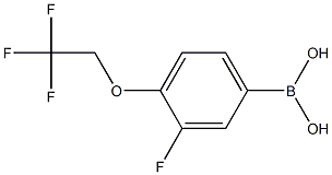 3-Fluoro-4-(2,2,2-trifluoroethoxy)benzeneboronic acid 98% Struktur