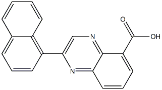 2-(Naphth-1-yl)quinoxaline-5-carboxylic acid Structure