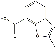 2-Methyl-1,3-benzoxazole-7-carboxylic acid,,结构式