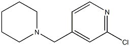 2-CHLORO-4-(PIPERIDINYLMETHYL)PYRIDINE,,结构式