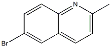 2-METHYL-6-BROMO QUINOLINE,,结构式