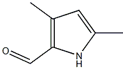 3,5-DIMETHYLPYRROLE-2-CARBALDEHYDE 结构式