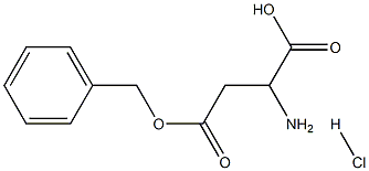 DL-ASPARTIC ACID 4-BENZYL ESTER HCL,,结构式