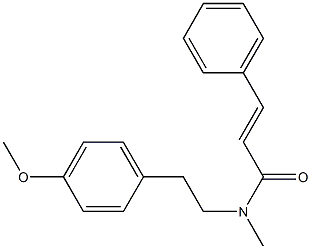  N-Methyl-N-(4-methoxylphenyethyl)-cinnamamide