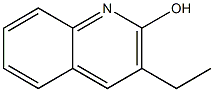 3-ethyl-2-quinolinol Structure