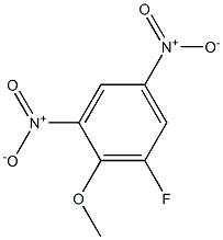 6-氟-2,4-二硝苯基甲基醚,,结构式