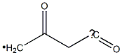 acetoacetylene 化学構造式