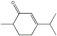 3-對【草(之上)+孟】烯-2-酮, , 结构式