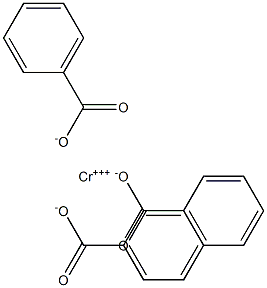 chromium(III) benzoate 化学構造式