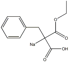 ethyl sodiobenzylmalonate Structure