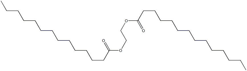乙二醇二肉豆蔻酸酯, , 结构式