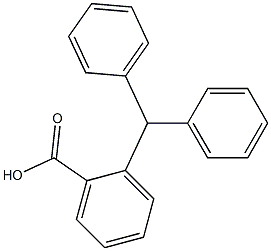 o-benzohydrylbenzoic acid Structure