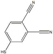 2-Cyano-4-Mercaptobenzenitrile Structure