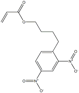 4-(2,4-Dinitrophenyl)-n-Butyl Acrylate 化学構造式