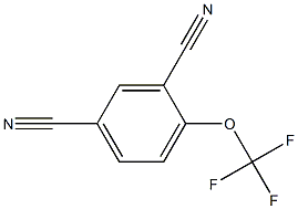 5-Cyano-2-Trifluoromethoxybenzonitrile 结构式