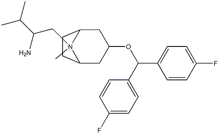 N-(2-amino-3-methyl-n-butyl)-3-(bis(4'-fluorophenyl)methoxy) tropane