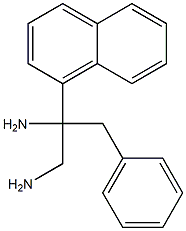 2-(naphthalen-1-yl)-3-phenylpropane-1,2-diamine Struktur