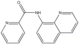 N-(8-Quinolyl)pyridine-2-carboxamide,,结构式