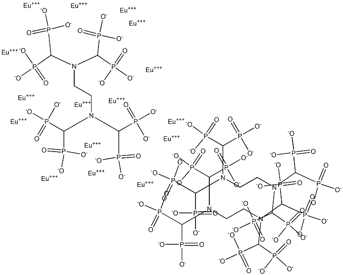 europium ethylenediaminetetramethylenephosphonate Structure