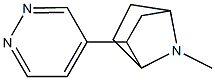  7-methyl-2-(pyridazin-4-yl)-7-azabicyclo(2.2.1)heptane