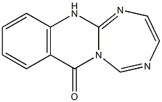 1,2,5-triazepino(2,3-b)quinazolone,,结构式