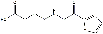 N-(2-furoylmethyl)aminobutyric acid Struktur