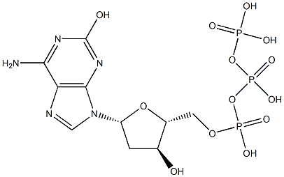 2-hydroxydeoxyadenosine triphosphate 化学構造式