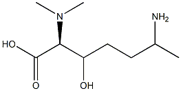 3-hydroxy-N(6)-trimethyl-lysine,,结构式