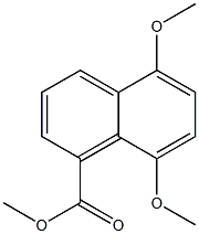 methyl 5,8-dimethoxy-1-naphthoate 化学構造式