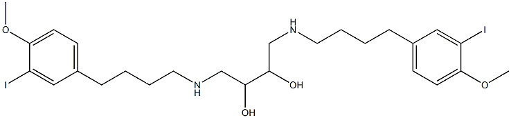  1,4-bis-(4-(3-iodo-4-methoxyphenyl)butylamino)butane-2,3-diol