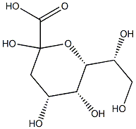 3-deoxy-manno-oct-2-ulopyranosonic acid,,结构式