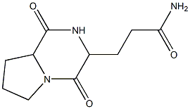 3-(2-carbamoylethyl)-2,3,6,7,8,8a-hexahydro-1H,4H-pyrrolo(1,2-a)pyrazin-1,4-dione