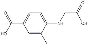 2-methyl-4-carboxy-phenylglycine,,结构式