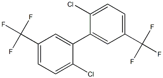 5,5'-bis-trifluoromethyl-2,2'-dichlorobiphenyl Structure