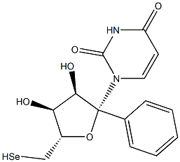 1'-phenylselenouridine Structure