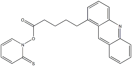 N-acridylpentanoyloxypyridine-2-thione 结构式
