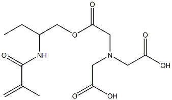 2-methacrylamidobutyl nitrilotriacetic acid