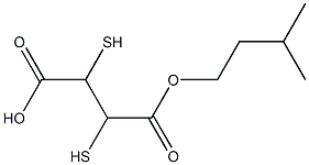 monoisoamyl-2,3-dimercaptosuccinate 结构式