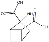2-aminobycyclo(2.1.1)hexane-2,5-dicarboxylic acid 结构式