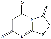 thiazolo-(3,2-a)pyrimidine-3,5,7(2H)trione 化学構造式