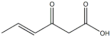 3-oxo-4-hexenoic acid Structure