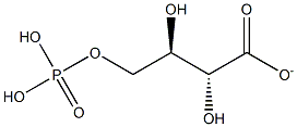 4-phosphoerythronate Struktur