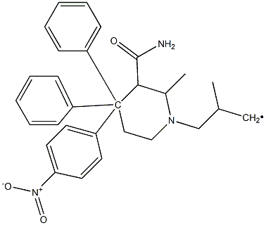 5-(aminocarbonyl)-1,4-dihydro-2,6-dimethyl-4-(4-nitrophenyl)-(3-(4,4-diphenylpiperidin-1-yl)propyl) Struktur