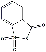 1,2-benzodithiol-3-one-1,1-dioxide,,结构式