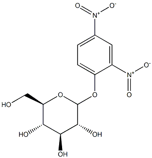 2,4-dinitrophenyl glucoside 结构式