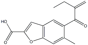 フラクリン酸 化学構造式