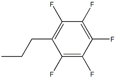 N-PROPYLPENTAFLUOROBENZENE Struktur