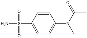 N4-ACETYL-N'-METHYL-SULPHANILAMIDE Structure