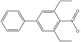 3,5-DIETHYL-4-NITROBIPHENYL Struktur