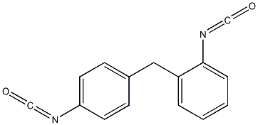 2,4'-DIISOCYANATODIPHENYLMETHANE Struktur